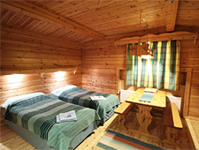 Le Harriniva Adventure Resort offre 64 chambres d'hôtel confortables en style de Scandinavie