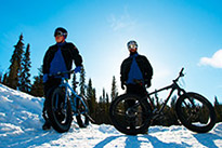 Randonnée avec des fatbikes